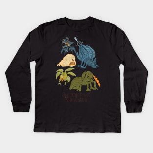 Starship Troopers Bugs Kids Long Sleeve T-Shirt